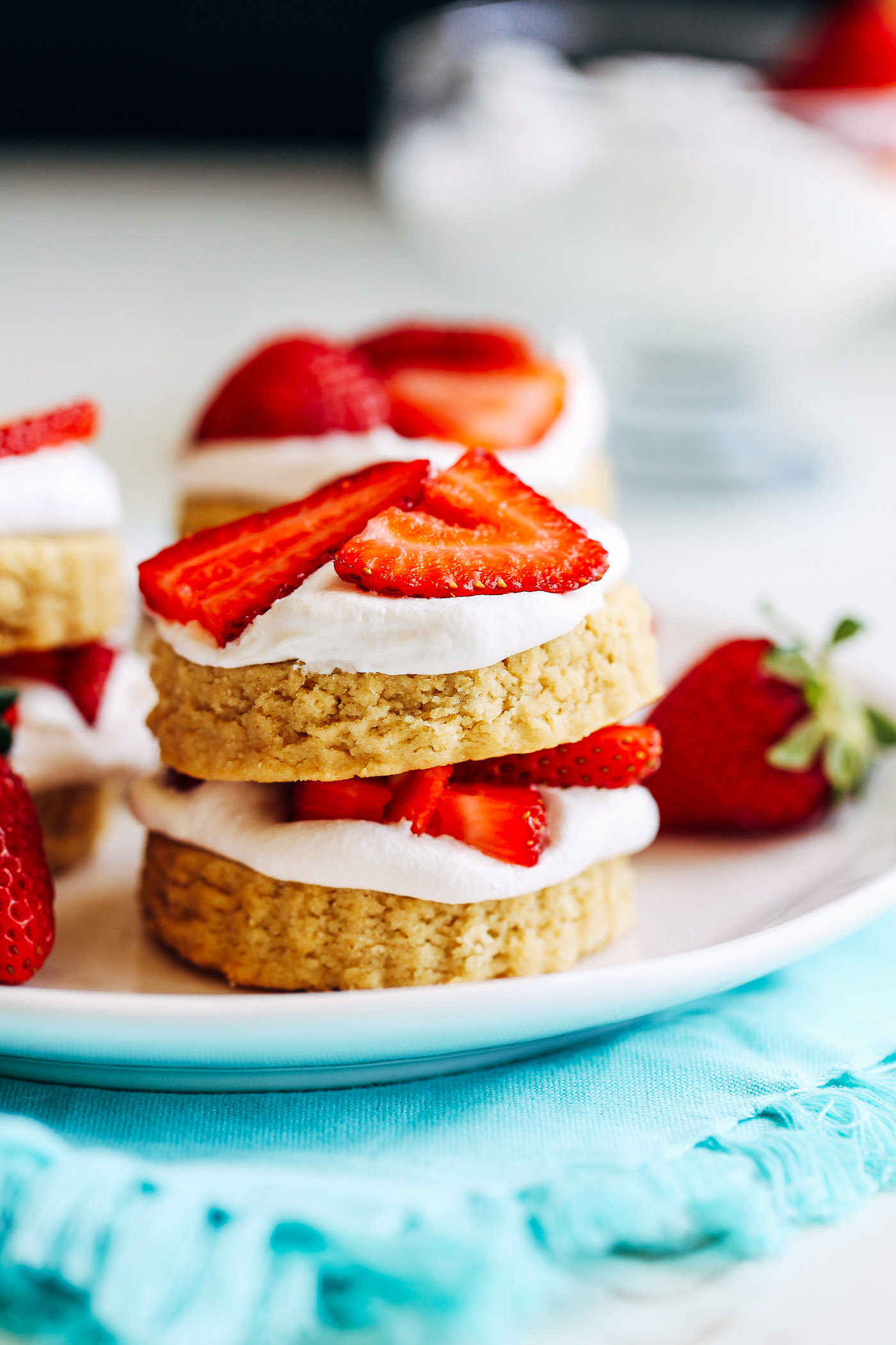 Vegan Gluten-free Strawberry Shortcakes - Making Thyme for Health