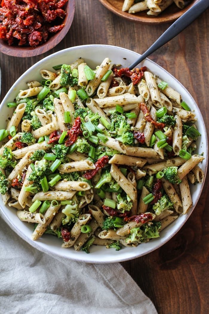 Kale Pesto Pasta Salad from The Roasted Root