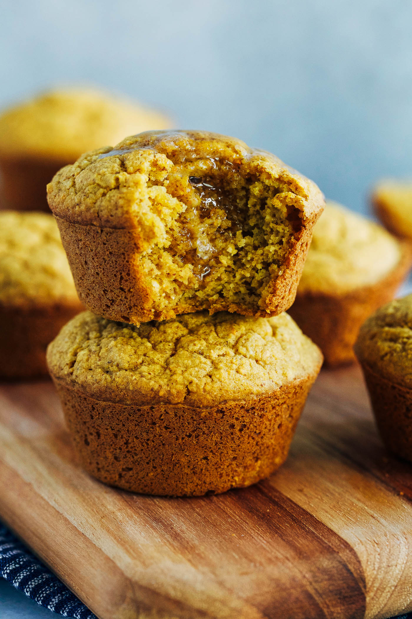 Vegan Pumpkin Cornbread Muffins - Making Thyme for Health