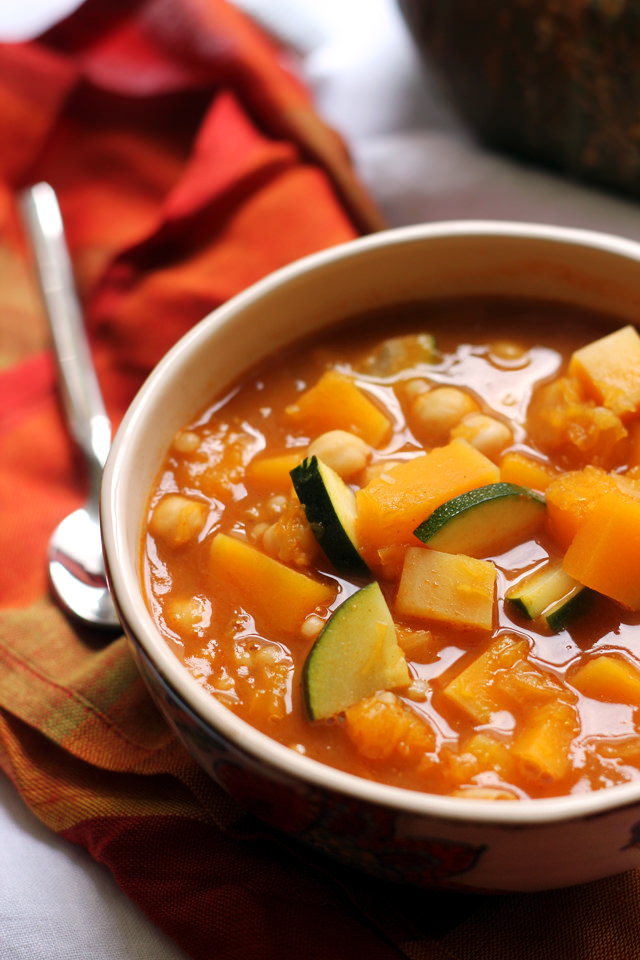 Moroccan Chickpea and Butternut Squash Soup from Eats Well With Others