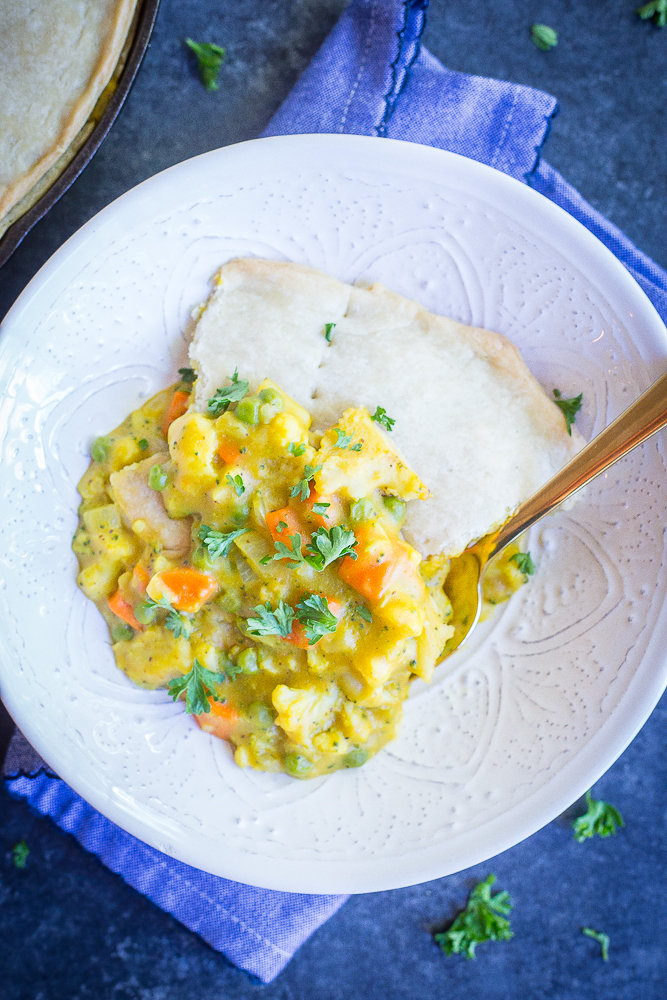 Curried Vegetable Pot Pie from She Likes Food