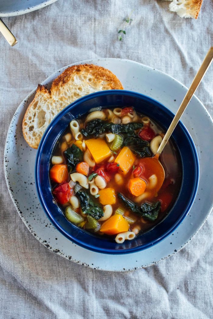 Winter Minestrone Soup from Making Thyme for Health