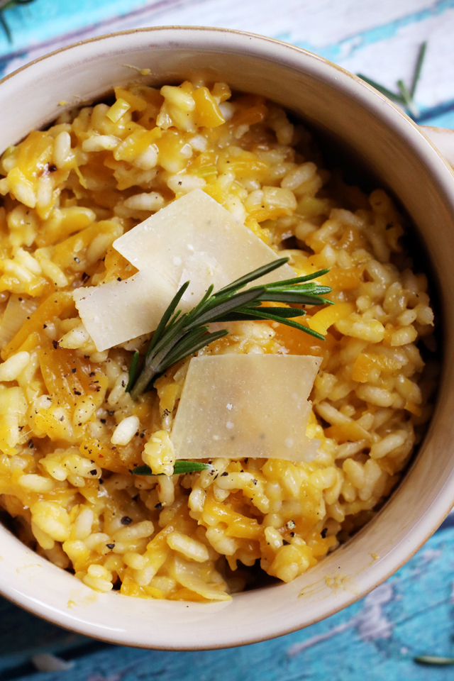 Butternut Squash and Rosemary Risotto with Pistachios and Lemon from Eats Well With Others