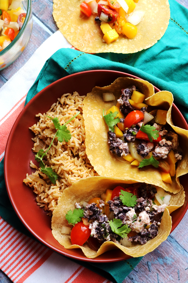 Crispy Black Bean Tacos from Eats Well With Others