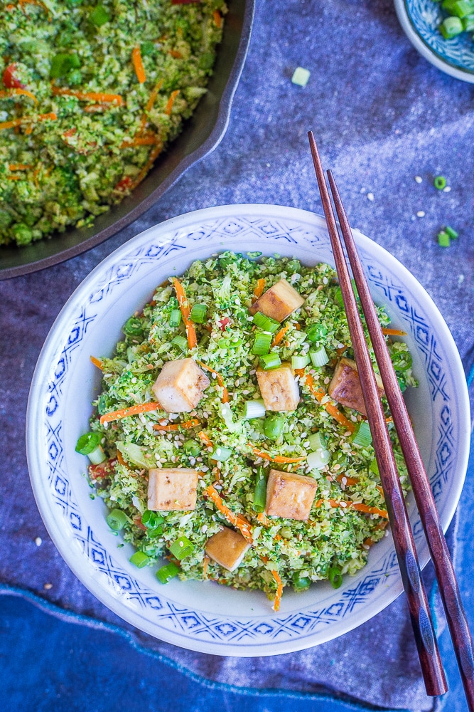 Easy Broccoli Fried "Rice" from She Likes Food