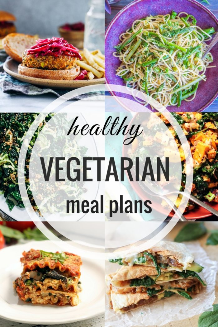 Healthy Vegetarian Meal Plans #plantbased #vegan #glutenfree #mealprep