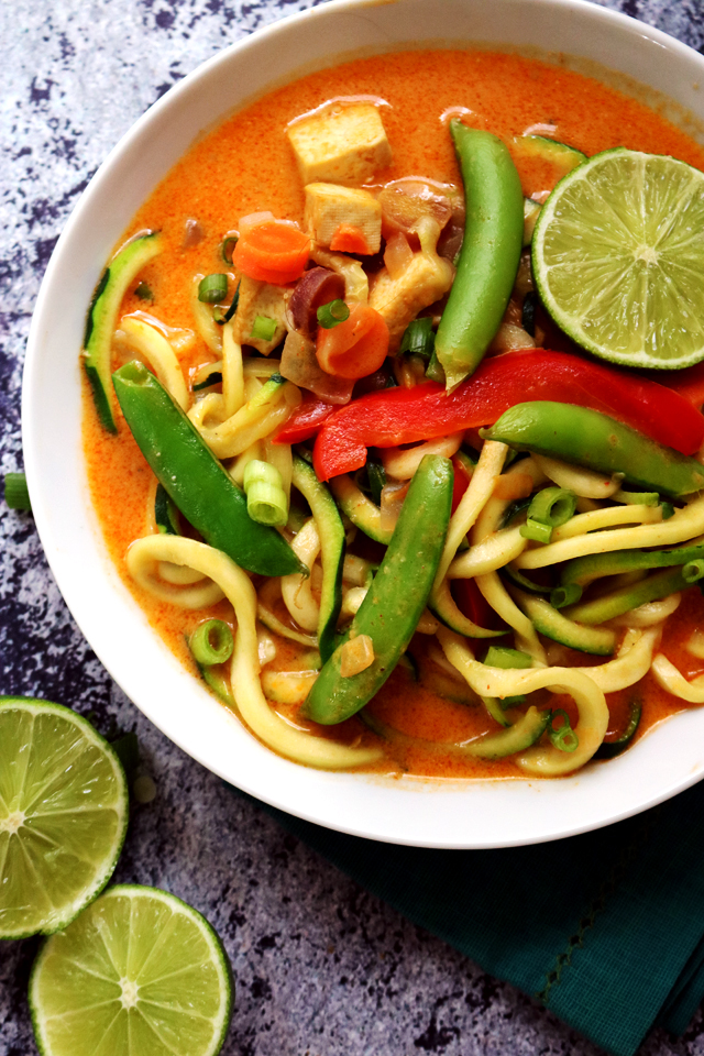 Thai Tofu Zoodle Soup from Eats Well With Others