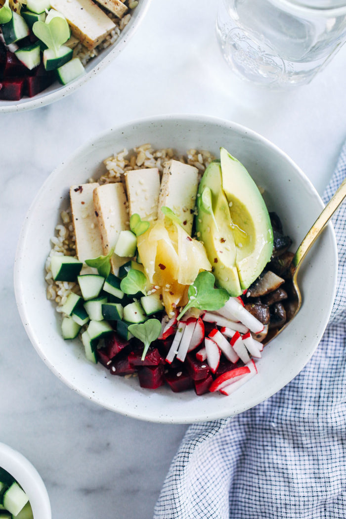Vegan Poke Bowls from Making Thyme for Health