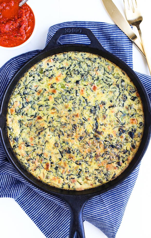 Chickpea Frittata from Making Thyme for Health