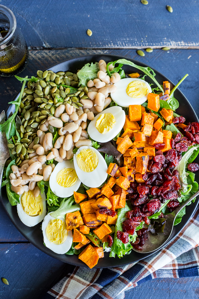 Vegetarian Cobb Salad from She Likes Food
