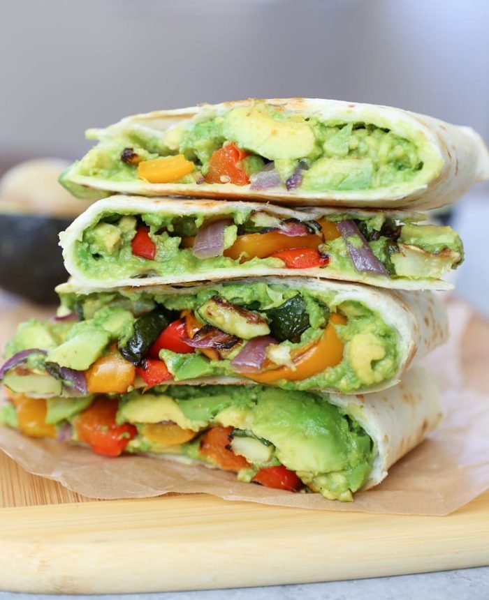 Grilled Vegetable Avocado Quesadillas from The Roasted Root