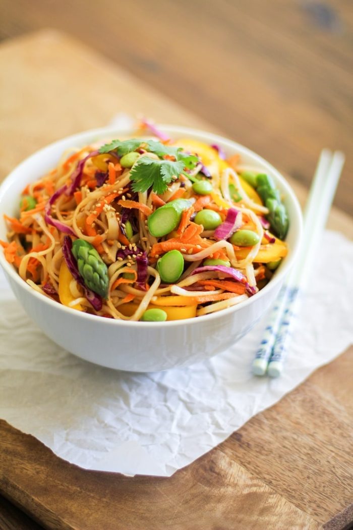 Spring Vegetable Pad Thai from The Roasted Root