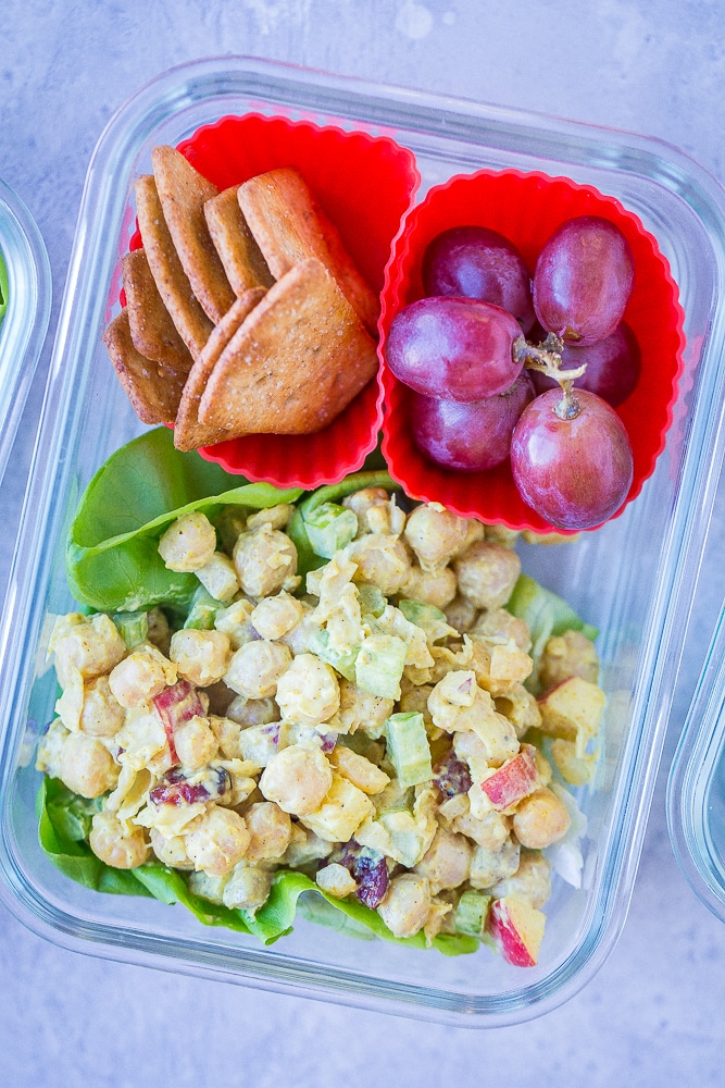 Curried Chickpea Salad from She Likes Food