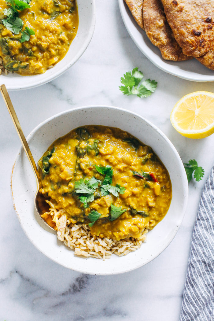 One-Pot Golden Lentil Curry from Making Thyme for Health